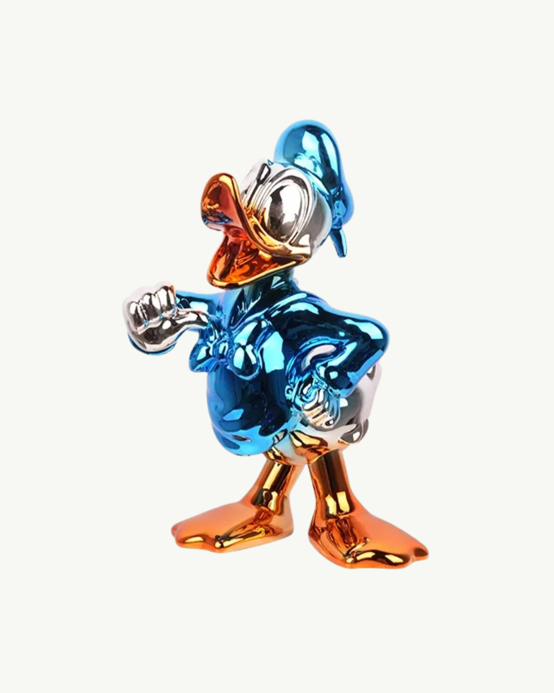 Estatueta Decorativa Pato Donald Happy