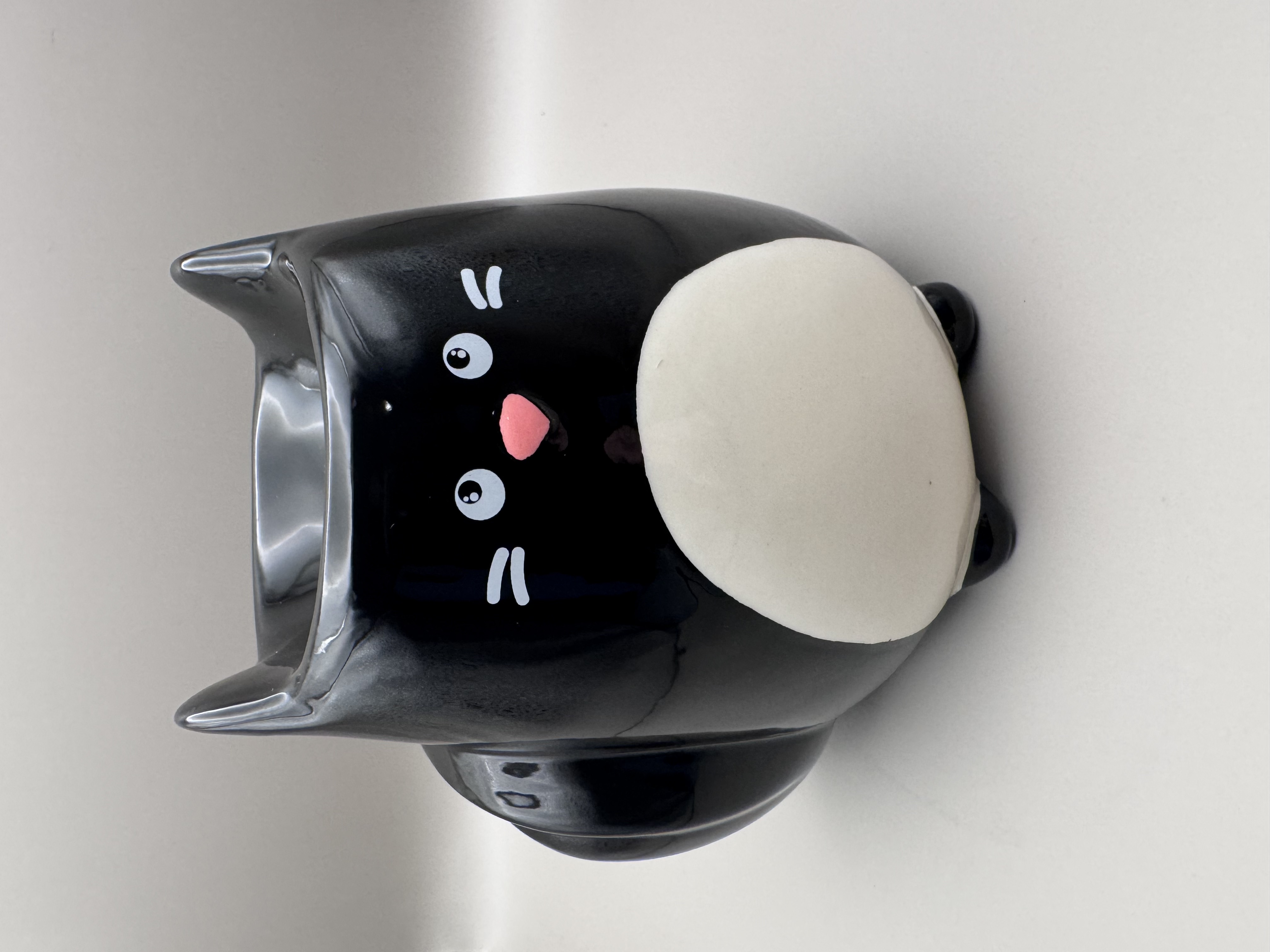 Cute Tuxedo Cat Ceramic Wax and Oil Warmer