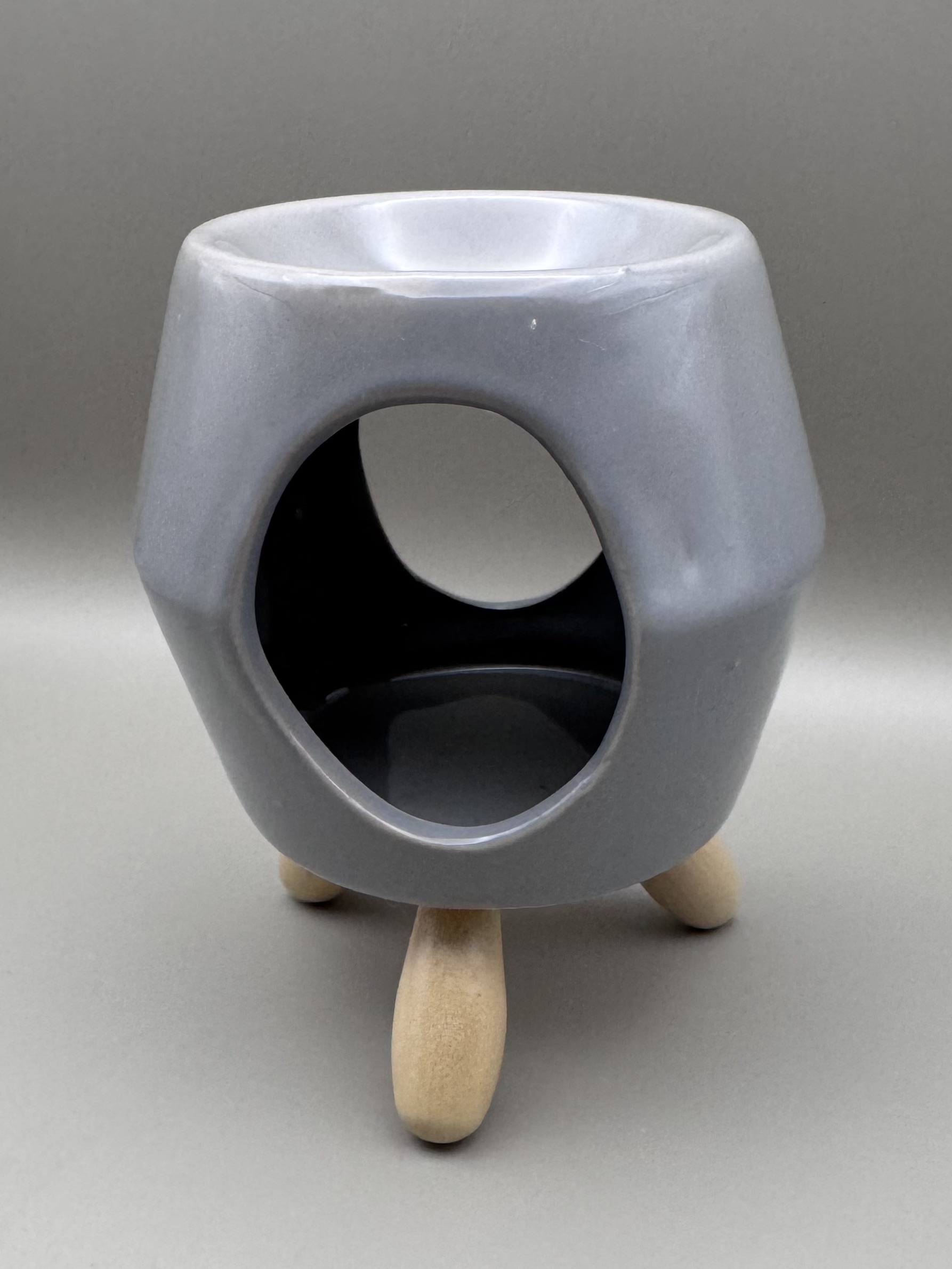 Modern Grey Ceramic Wax Warmer