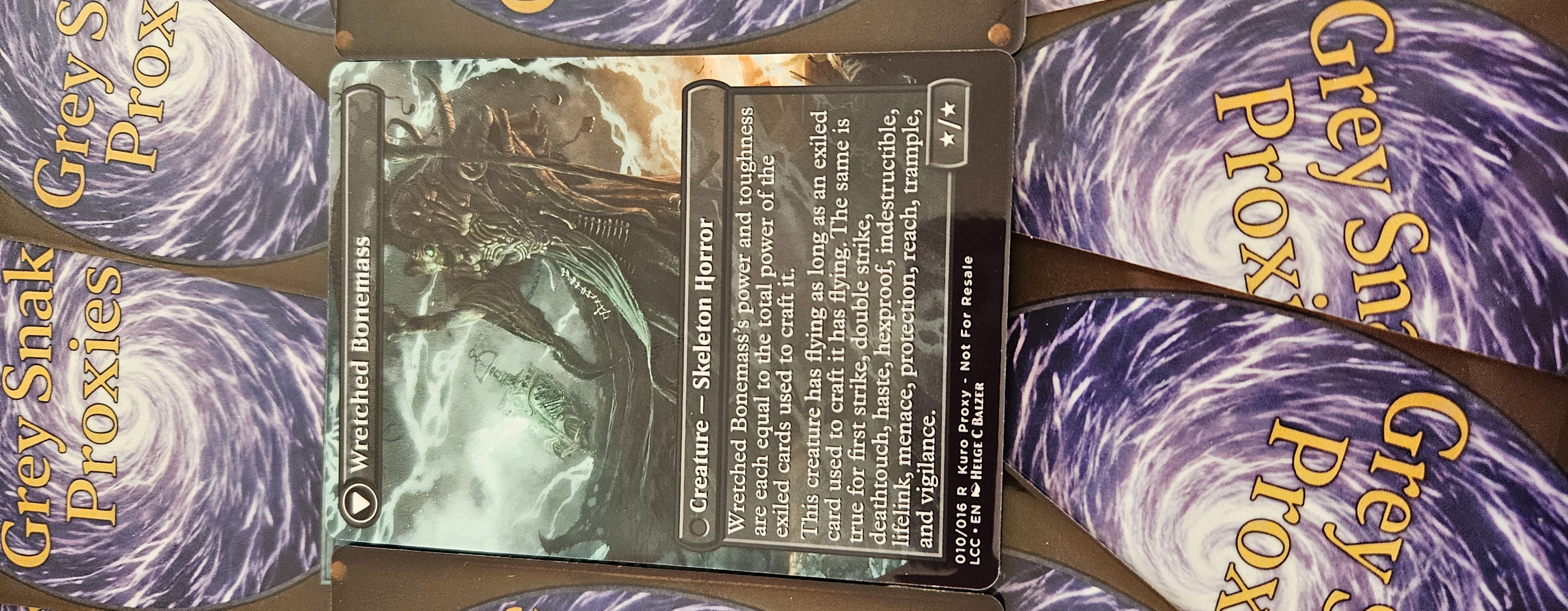 Double Sided Proxy Card