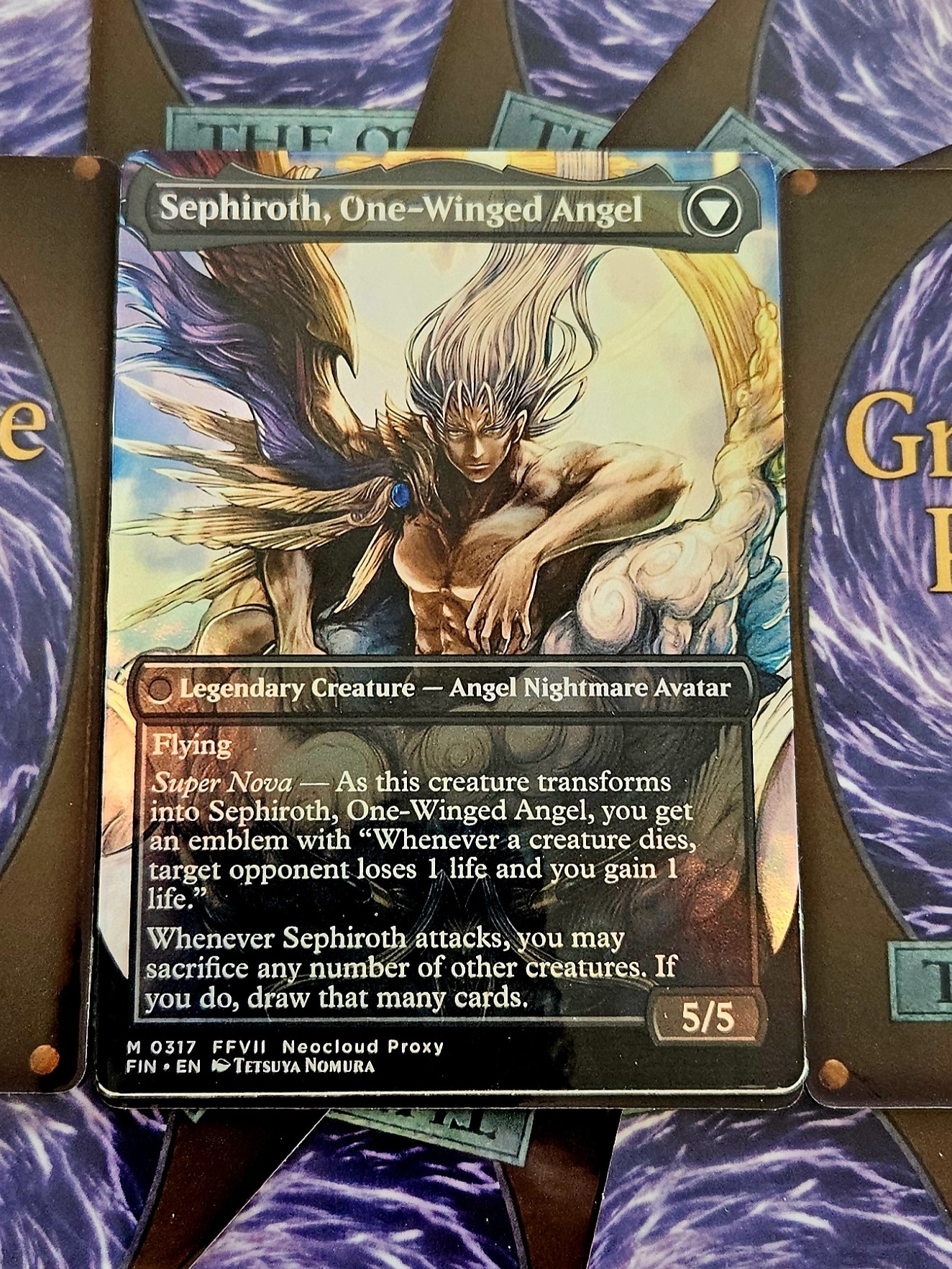 Double Sided Foil Proxy Card