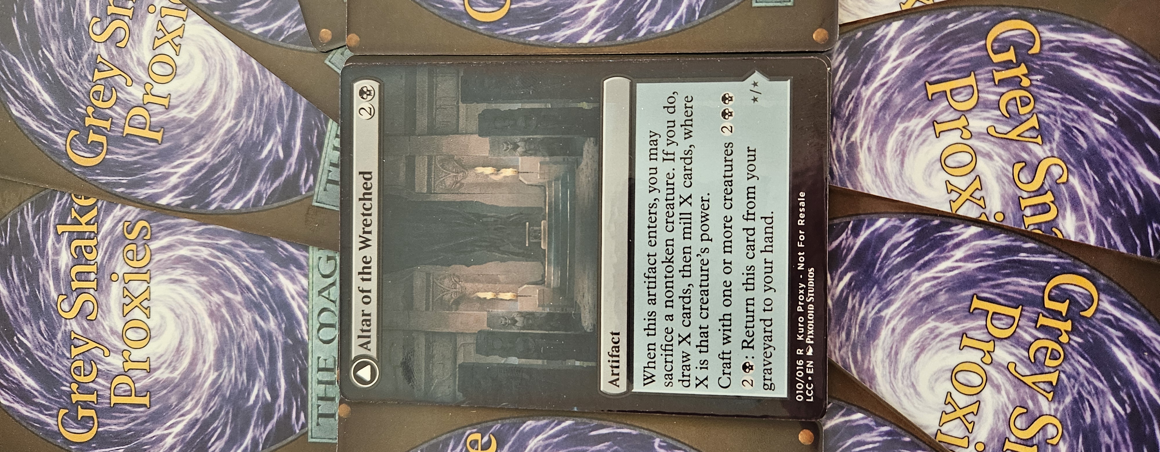 Double Sided Proxy Card