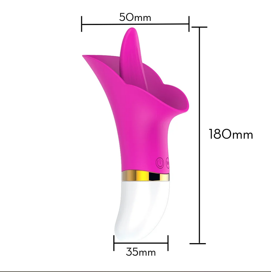 Vibrador Estimulador Clitoriano em formato de Língua