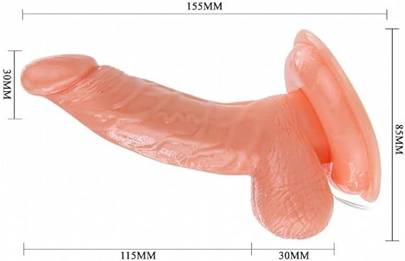 Pênis Rotativo Super Rota Dong com Vibração