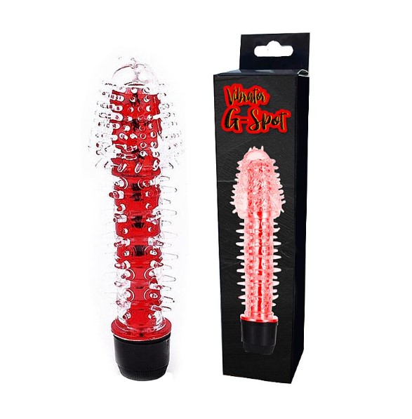 Vibrador ao estilo Personal com Capa Texturizada Vermelho