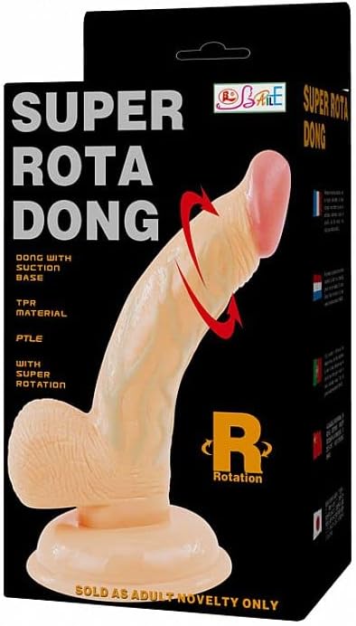 Pênis Rotativo Super Rota Dong com Vibração