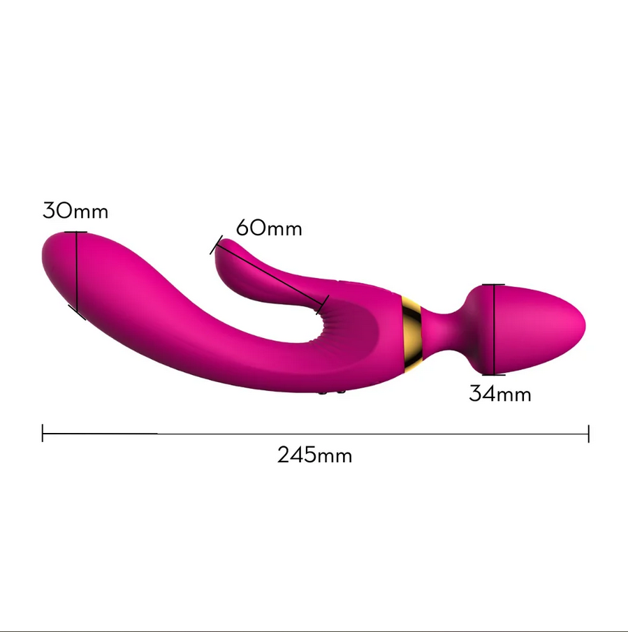 Vibrador Estimulador Duplo