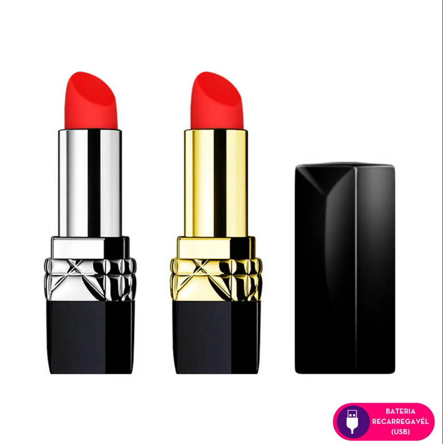Vibrador Batom Recarregável 