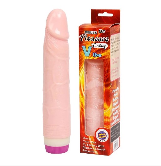 Pênis Realístico com Glande Saliente e Veias e Vibração