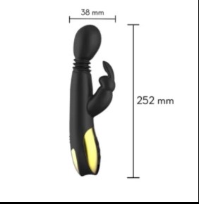 Nv Toys Yutu – Vibrador ponto G com Estimulador Rabbit 