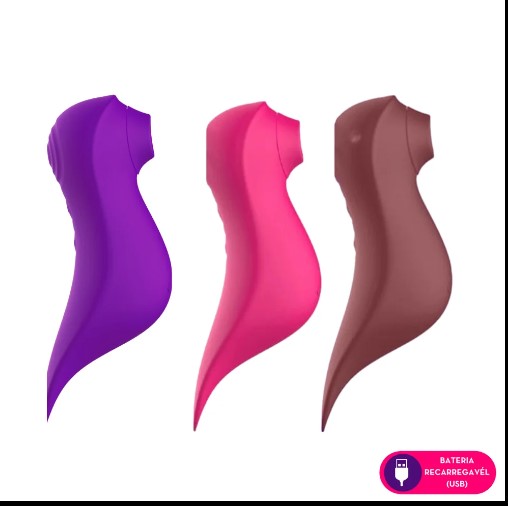 Vibrador estimulador clitoriano com Tecnologia de Vibroar e língua mágica