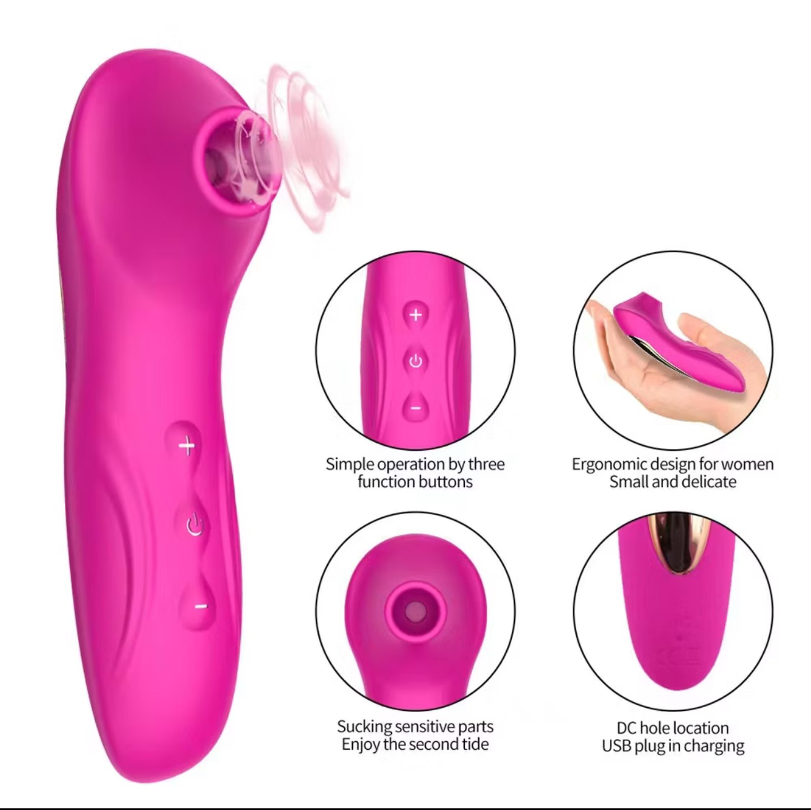 Estimulador clitoriano com Tecnologia de Vibroar