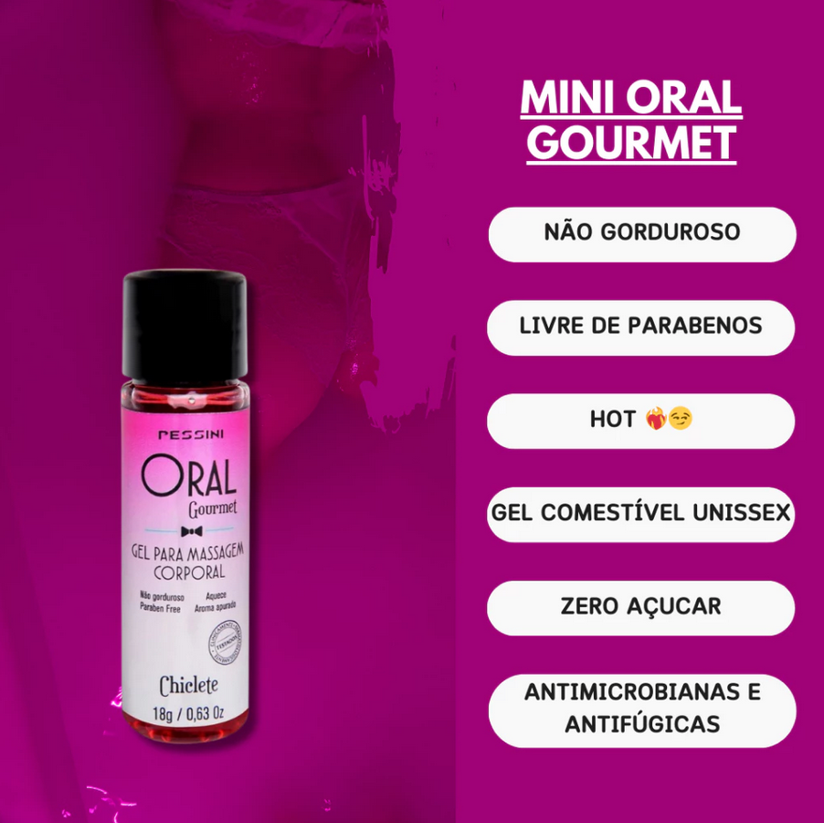 Óleo Oral Gourmet Beijável
