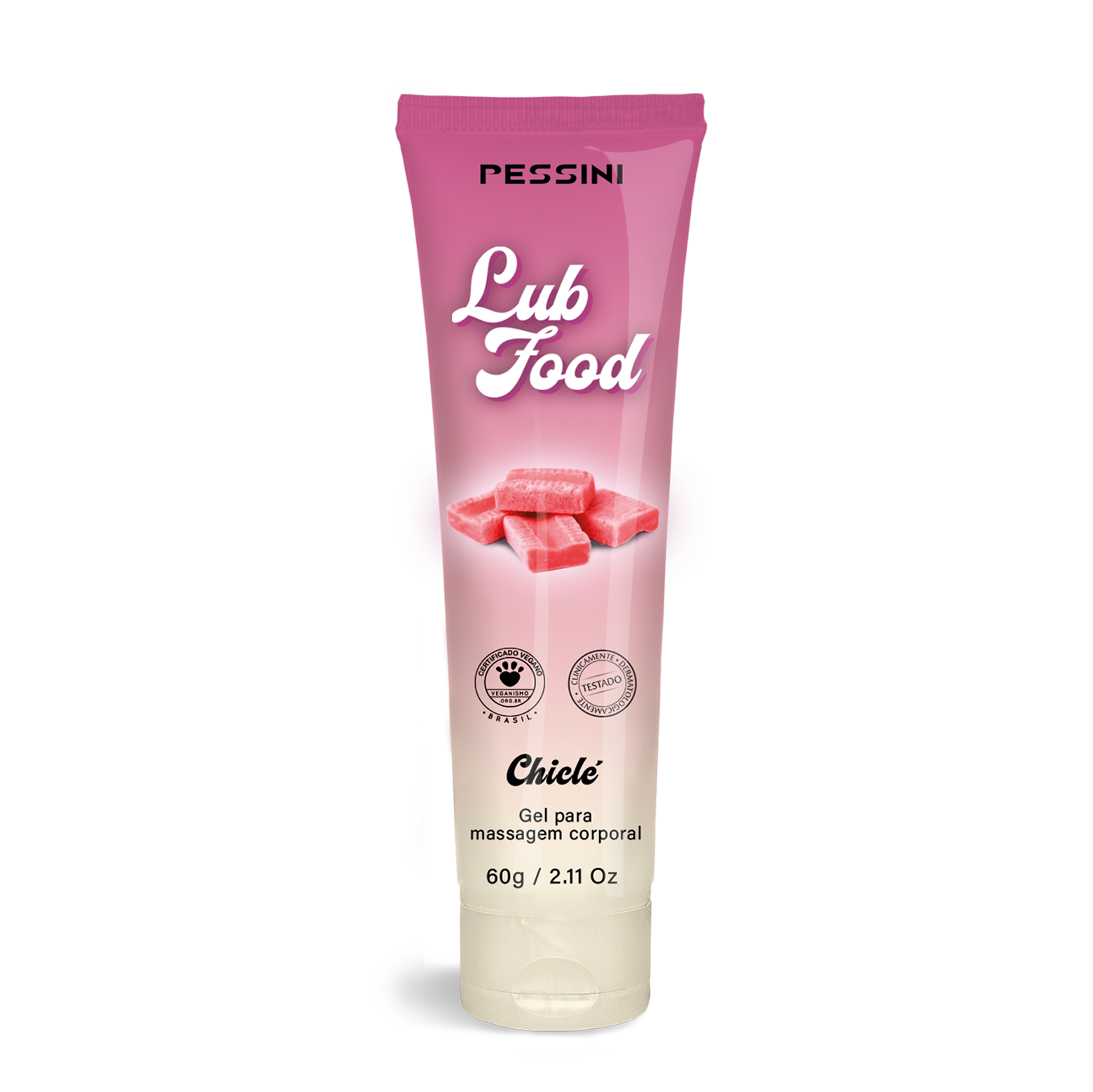 Lub Food Gel para Massagem Corporal Beijável