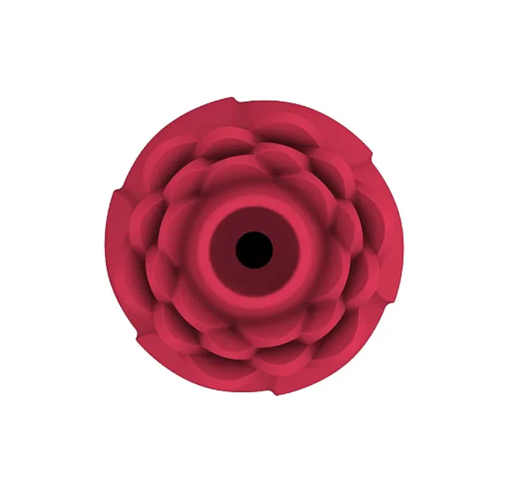 Estimulador Clitoriano Duplo Em Formato De Rosa