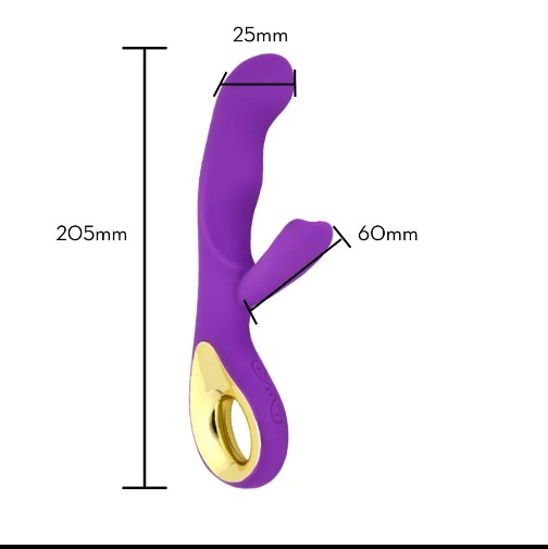 Vibrador ponto G com estimulador de clitóris – Sex Angel II 