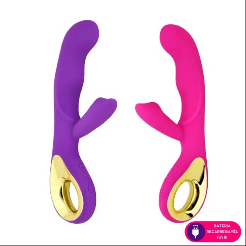 Vibrador ponto G com estimulador de clitóris – Sex Angel II