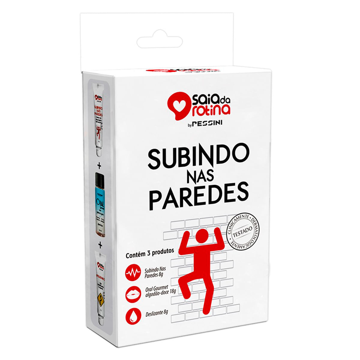 Kit Subindo Pelas Paredes com 3 Géis Funcionais Linha Saia da Rotina 