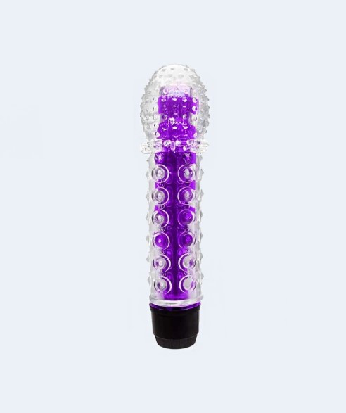 Vibrador ao Estilo Personal com Capa Texturizada Roxo