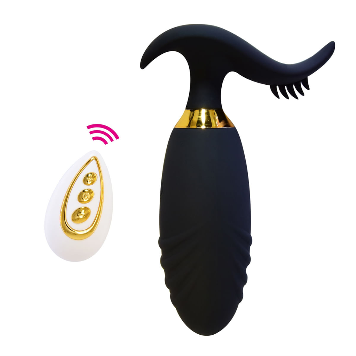 Cápsula Vibratória com Cerdas Estimuladoras e Controle Remoto