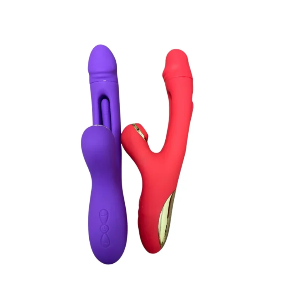 Vibrador Estimulador Clítoriano Ondas Pressão Língua Movimento de Vai e Vem