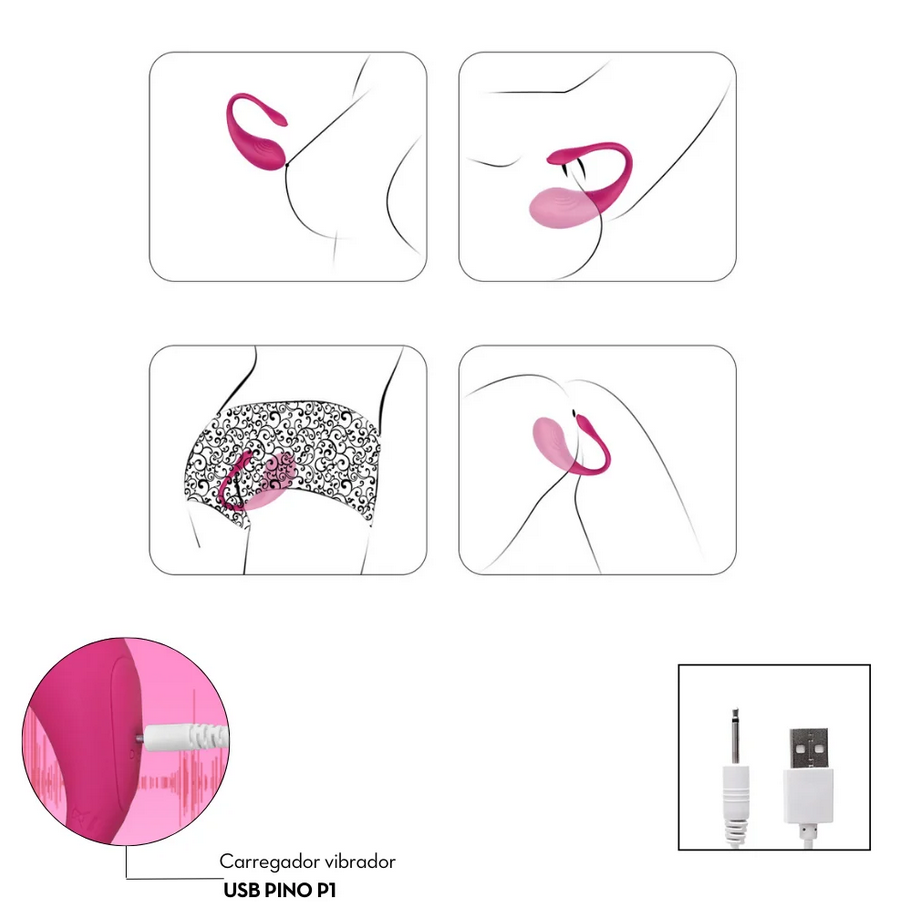 Vibrador de Casal por Aplicativo