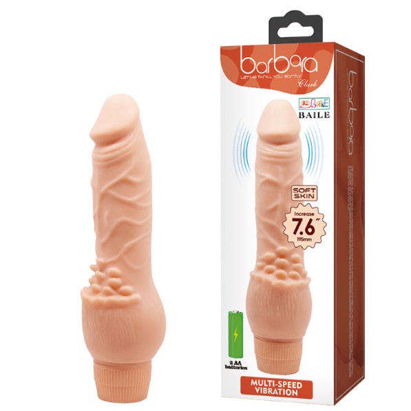 Pênis Realístico com Saliências Estimuladoras, Veias e Glande