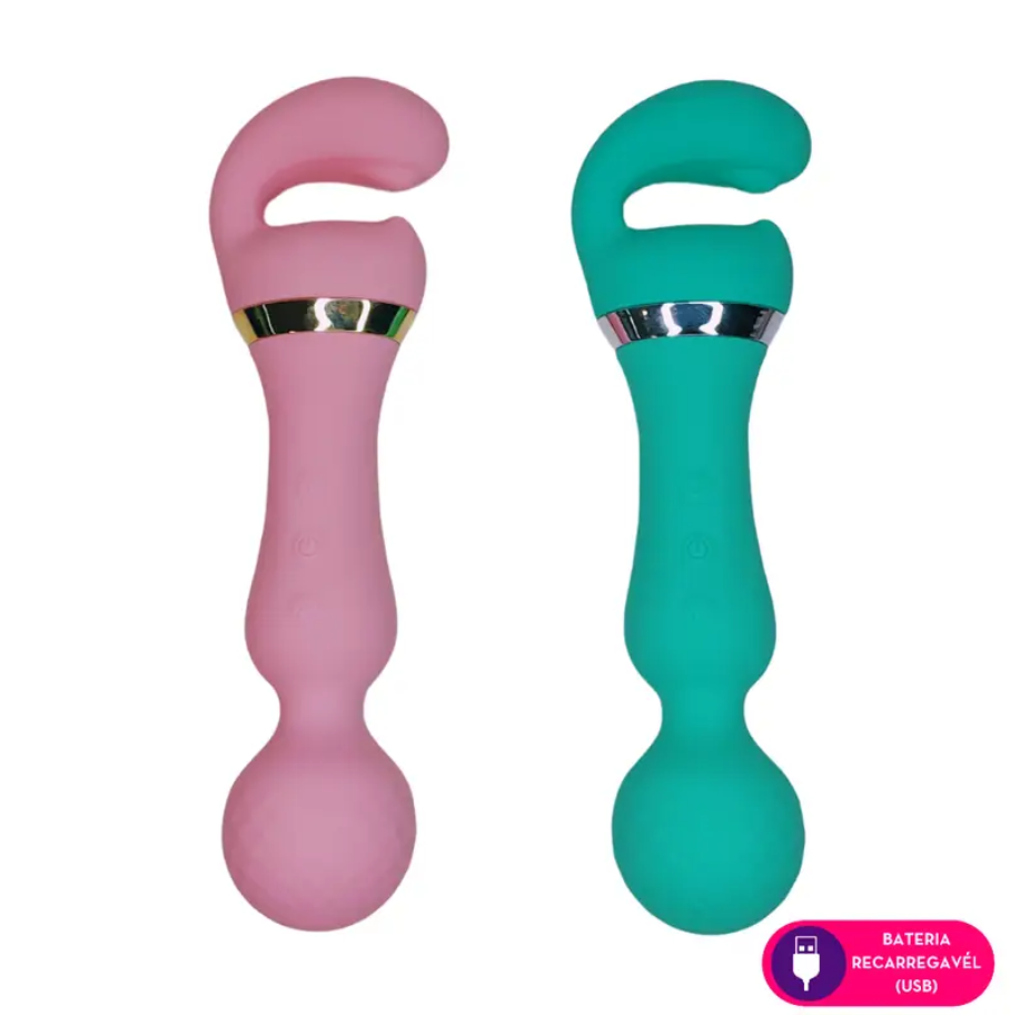Massageador Varinha Mágica com Duplo Motor