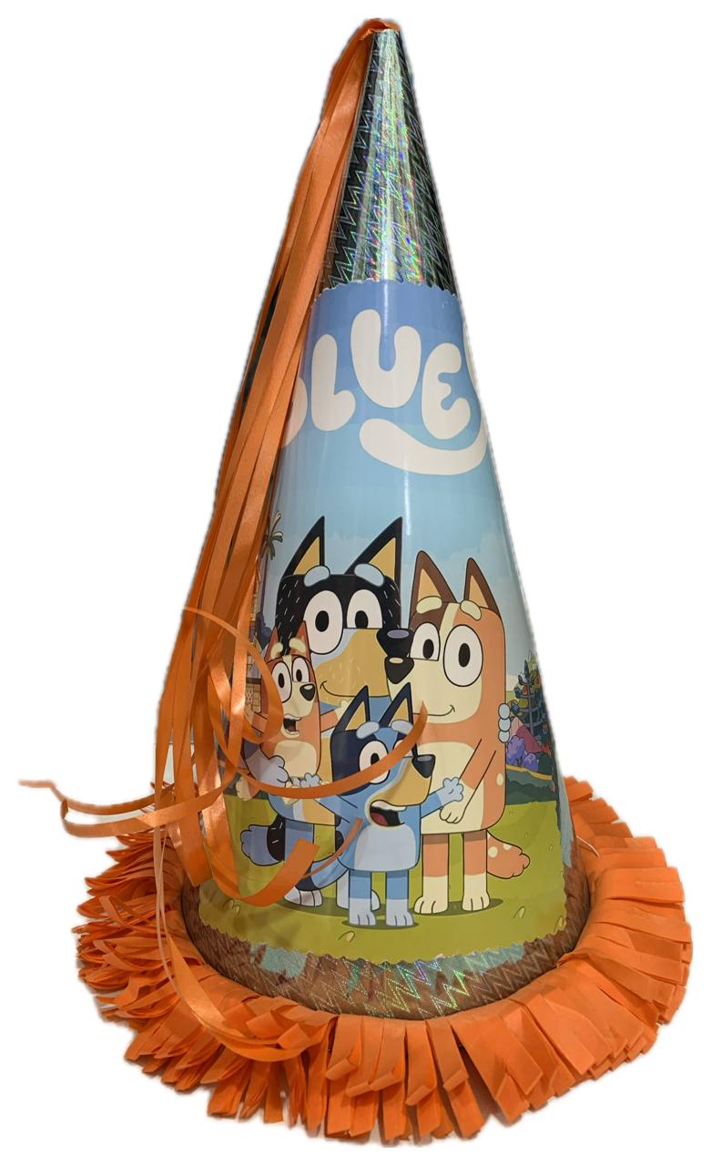 Gorro para cumpleañer@ - Bluey y bingo