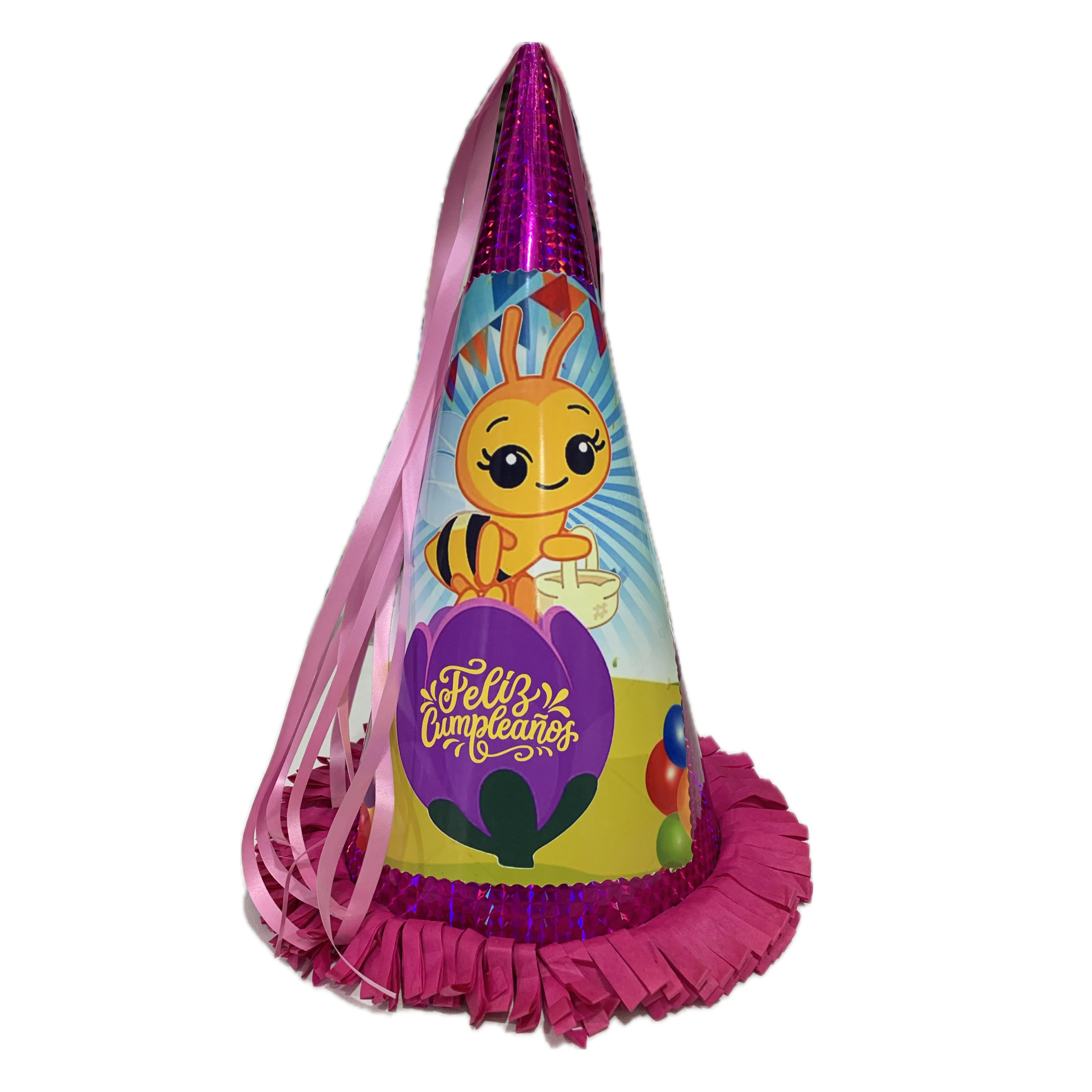 Gorro cumpleañer@ - Abejita Chiquitita