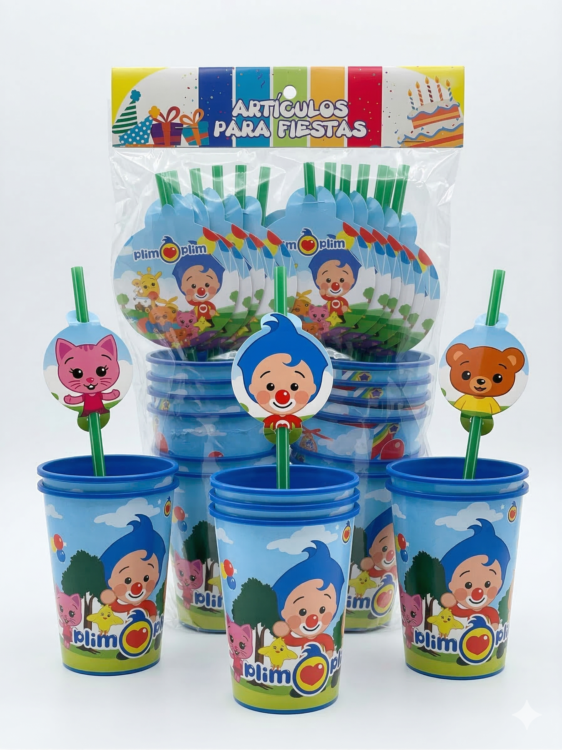 Paquete de 12 Vasos - Plim Plim