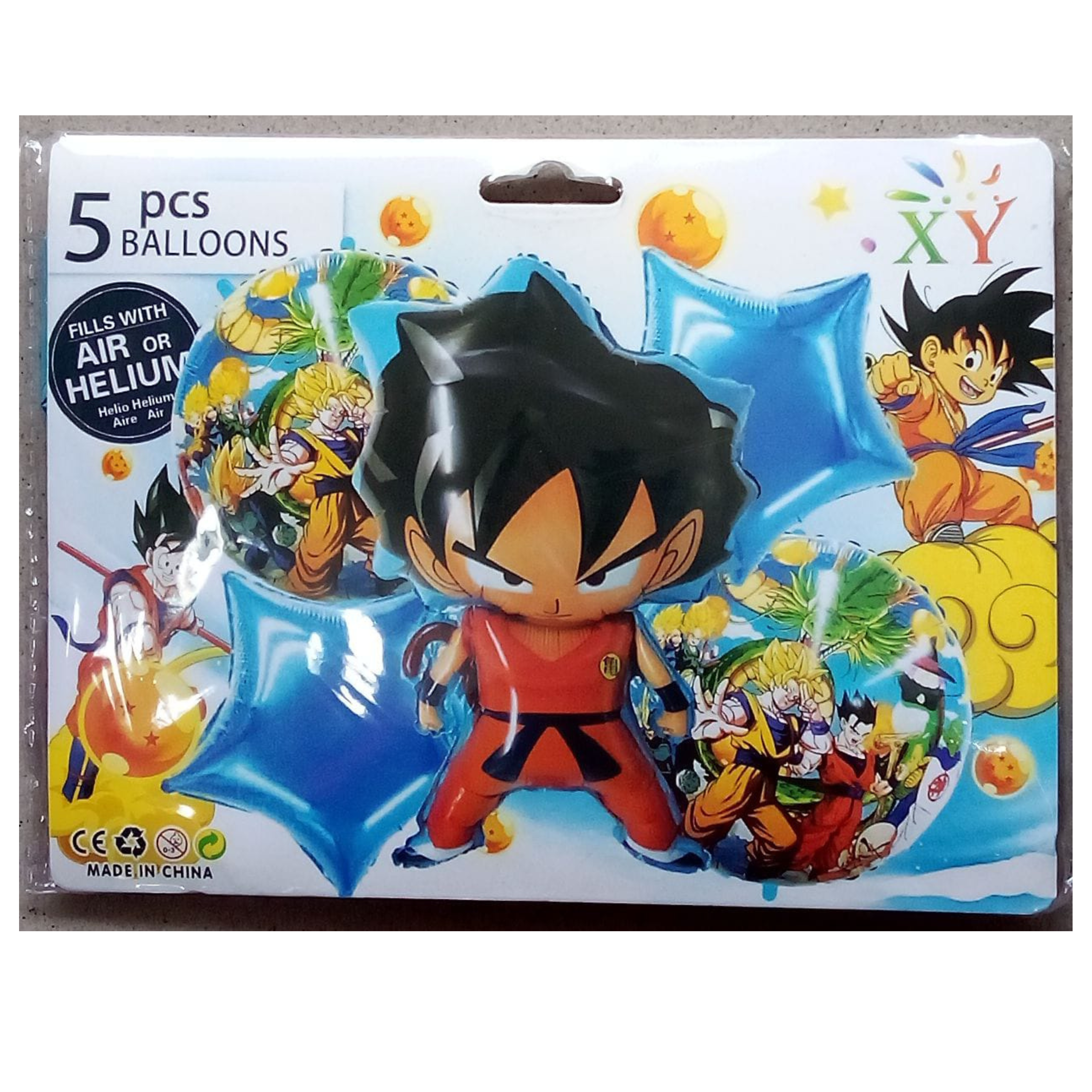 Bouquet de 5 Globos Dragon Ball