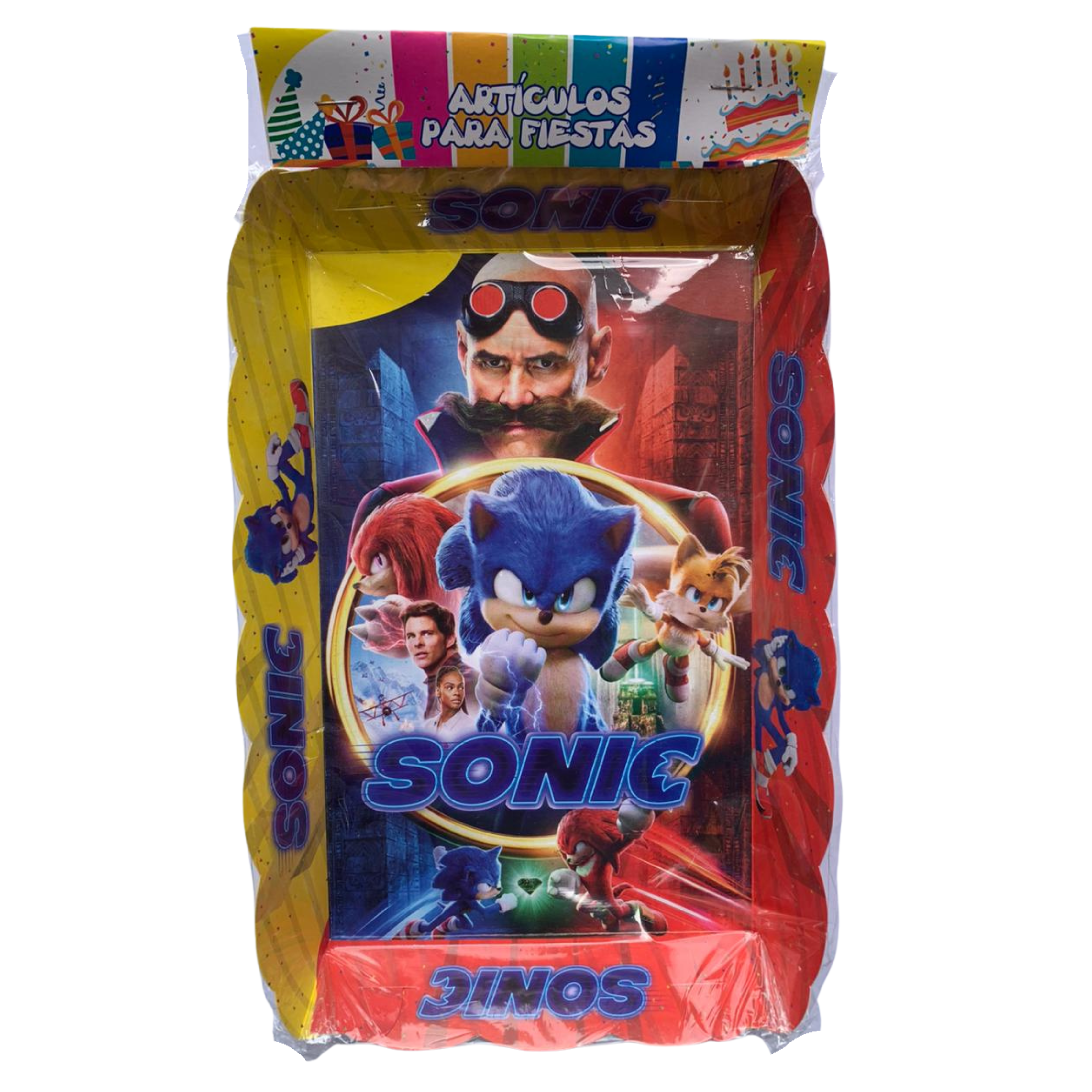 Set de 4 Charoles para bocaditos - Fiesta Sonic