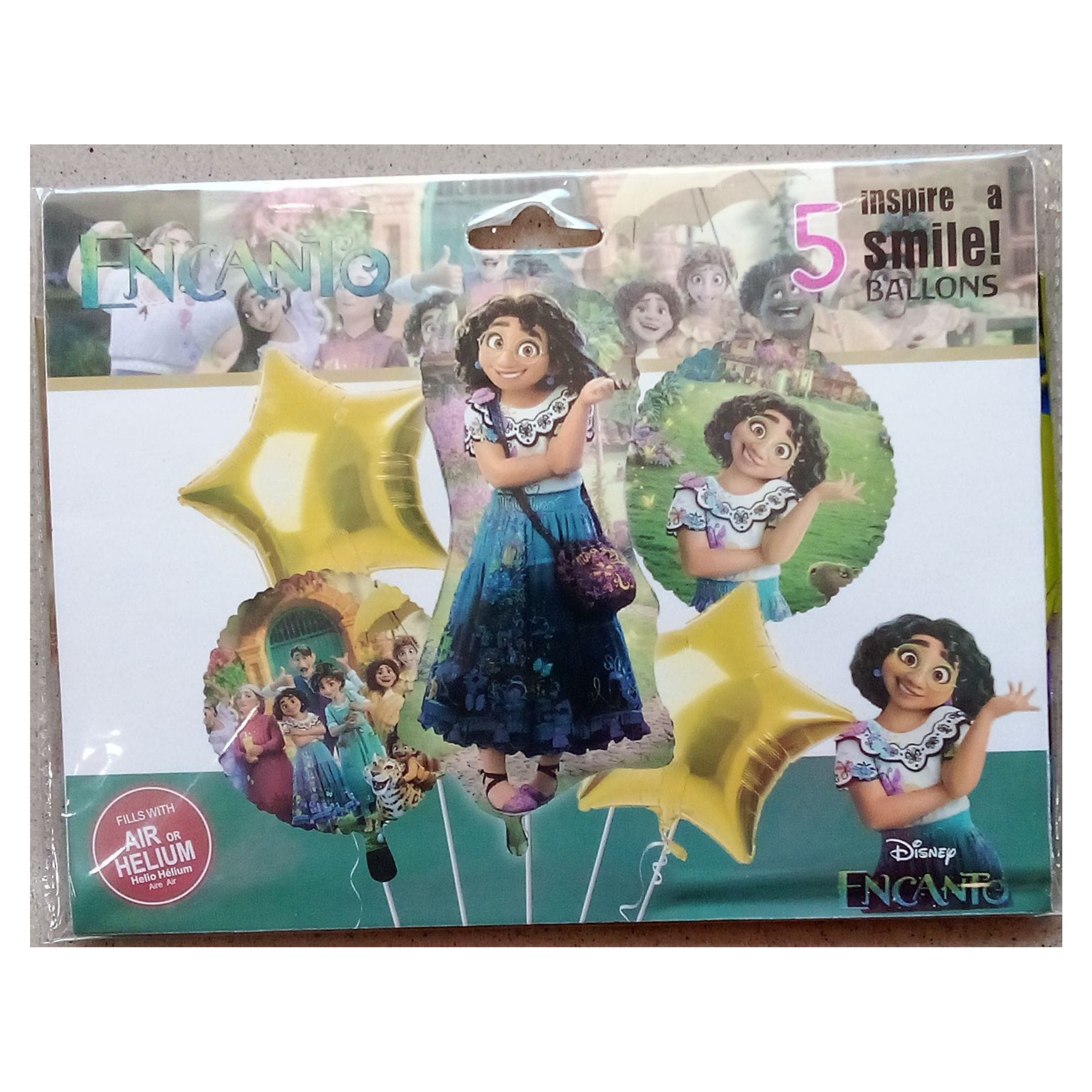 Bouquet de 5 Globos - Encanto