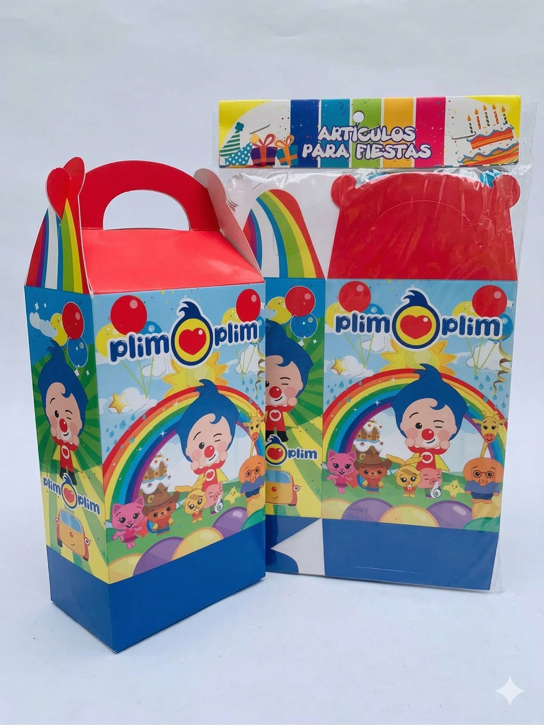 Set de 12 Cajas Sorpresa - Fiesta Plim Plim