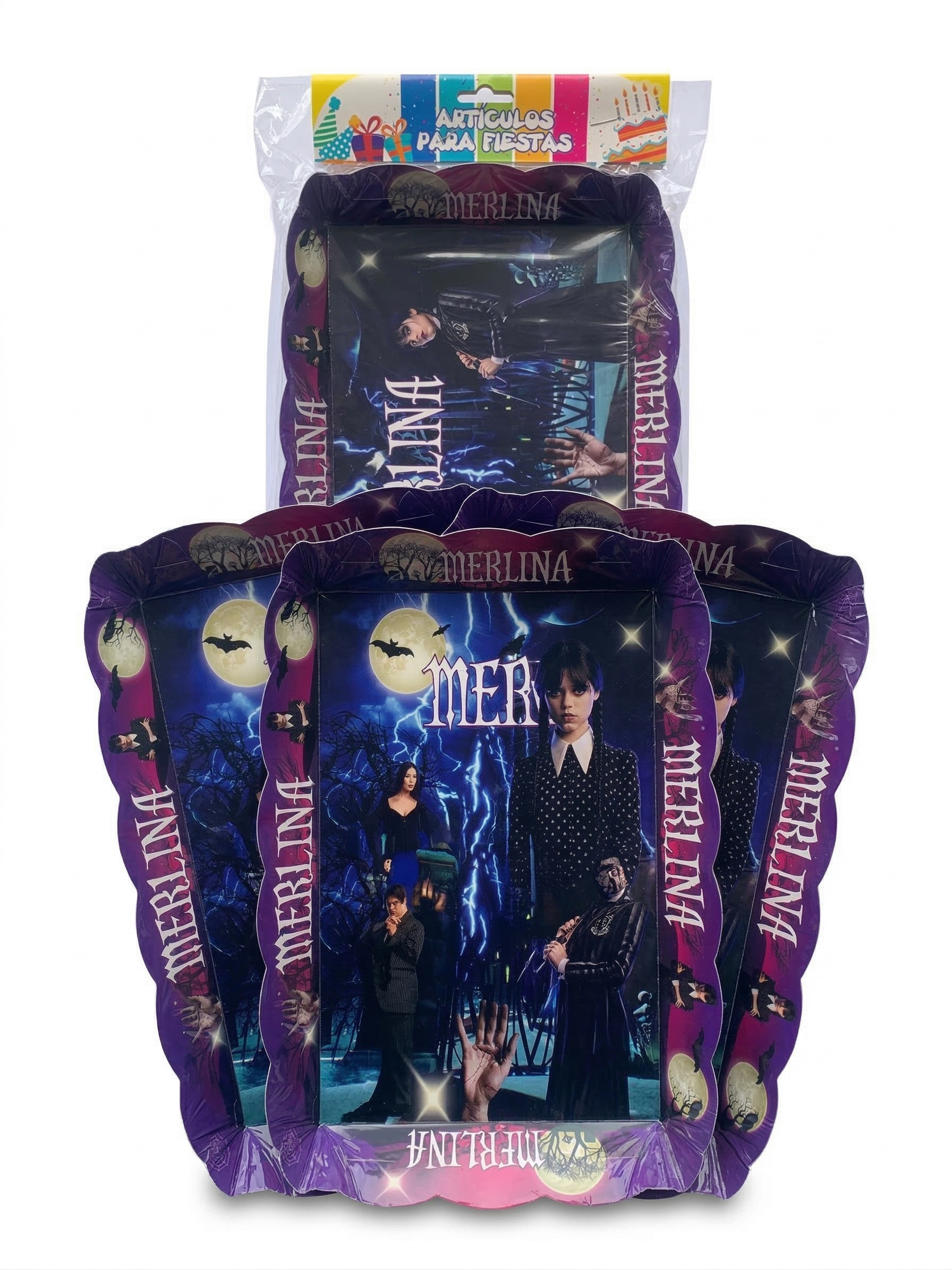 Paquete de 4 Charoles - Fiesta Merlina