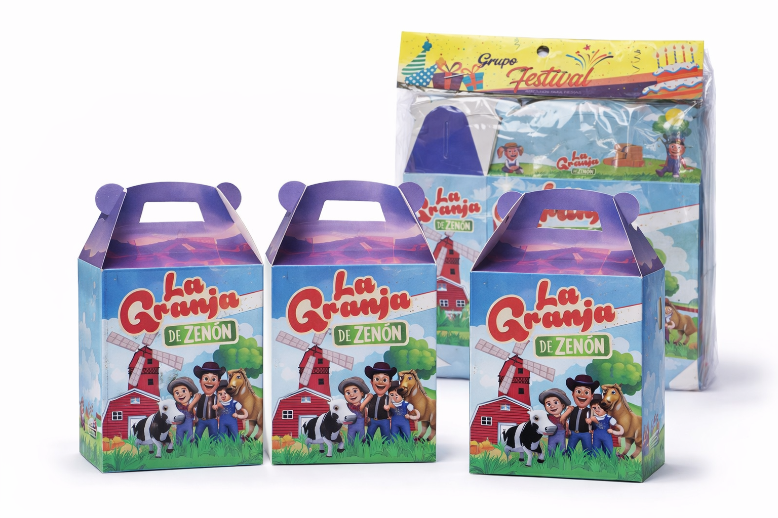 Cajitas Sorpresa La Granja de Zenón - Paquete de 12 unidades