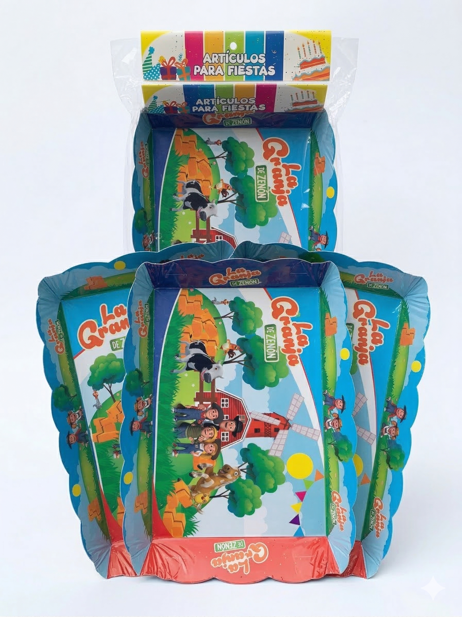 Paquete de 4 Charoles - Fiesta La Granja de Zenon