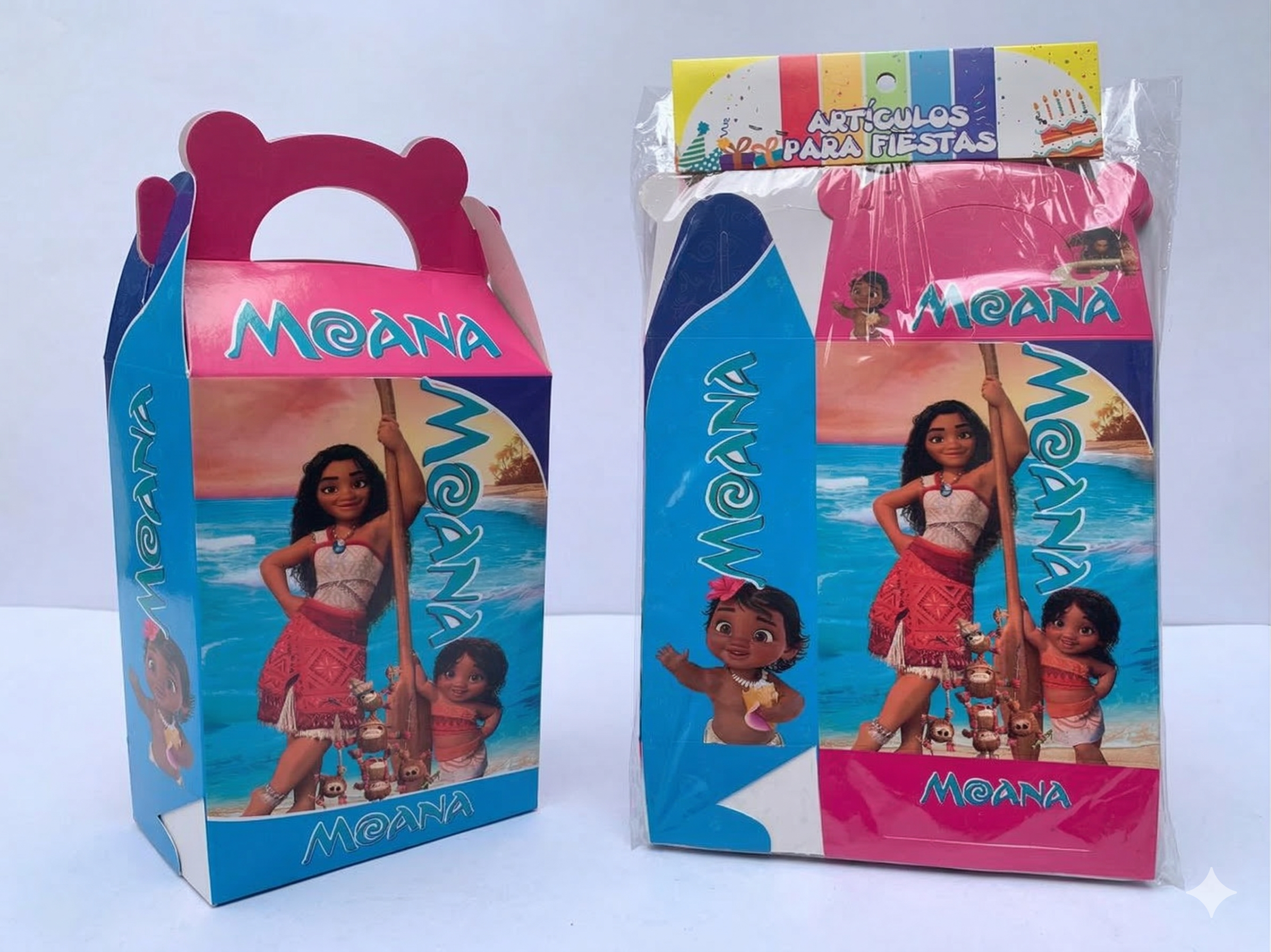 Set de 12 Cajas Sorpresa - Fiesta Moana
