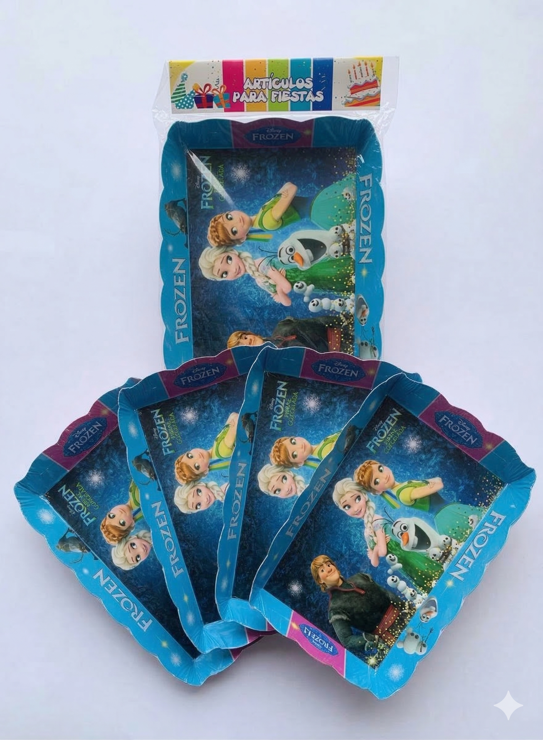Paquete de 4 bandejas - Fiesta Frozen