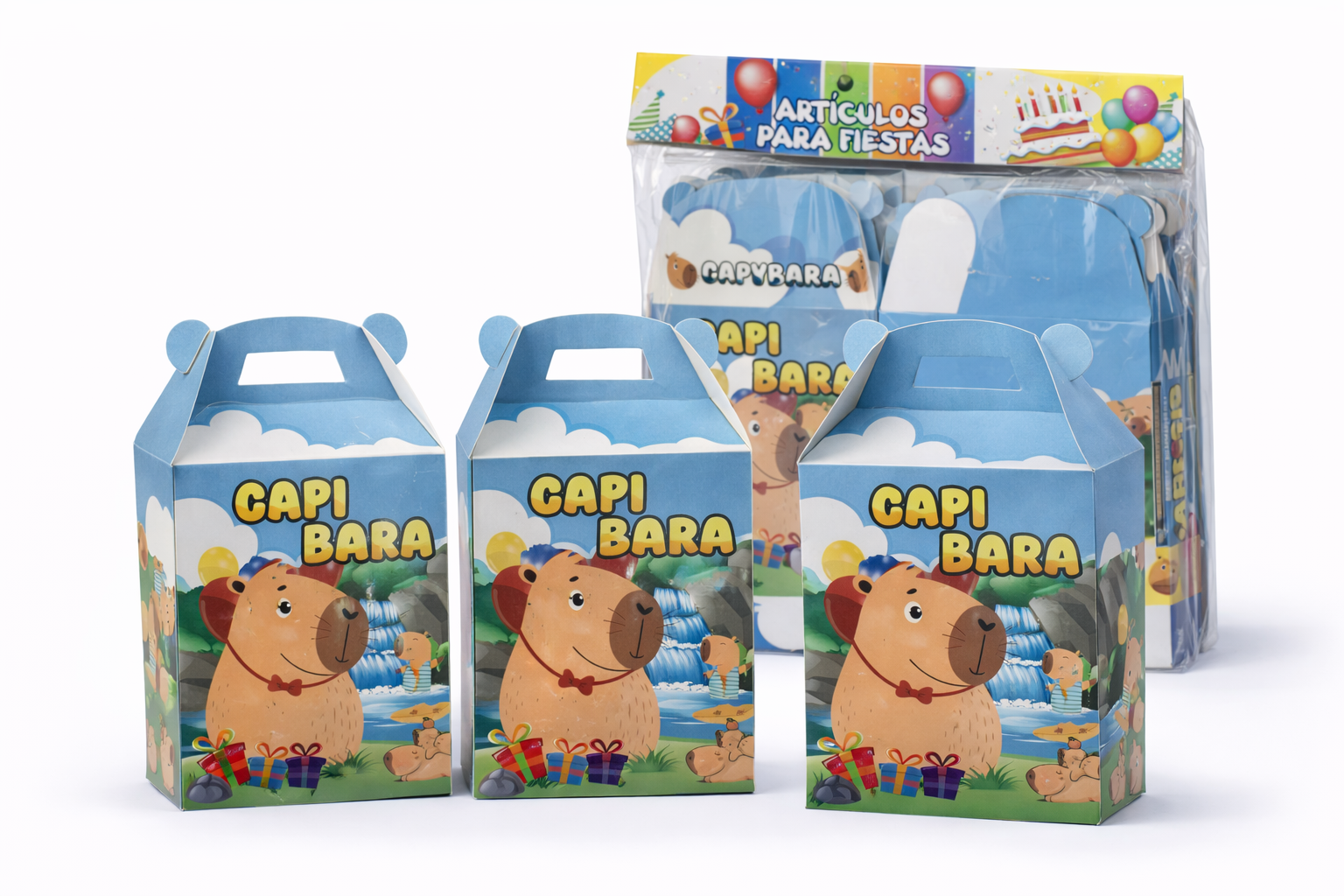 Cajas sorpresa - tematica Capibara