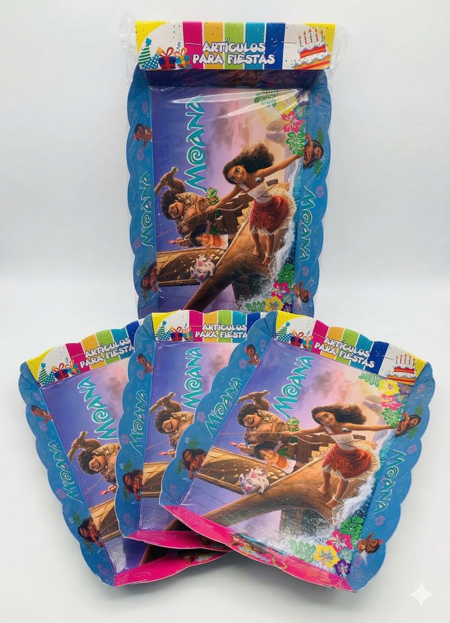 Paquete de 4 bandejas - Fiesta Moana