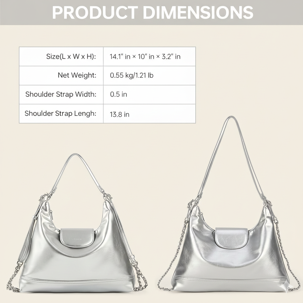 PU Leather Tote Bag for Women Convertible Backpack