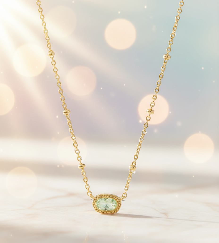 Kendra Scott Mini Elisa 14k Gold-Plated Satellite Short Pendant Necklace, Fashion Jewelry for Women