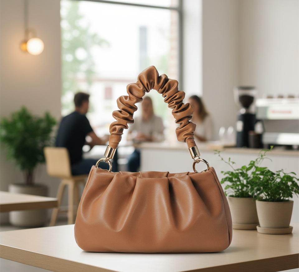 Cloud Pouch Bag Women Shoulder Handbag Soft Vegan Leather Vintage Hobo Chain Cross body Bag