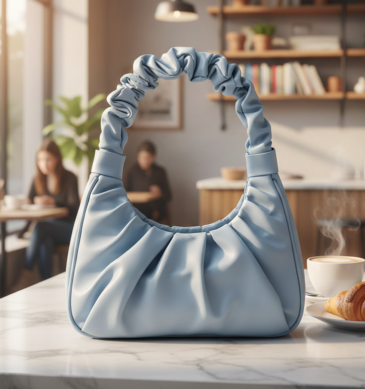 Fashionable cute Hobo with zipper