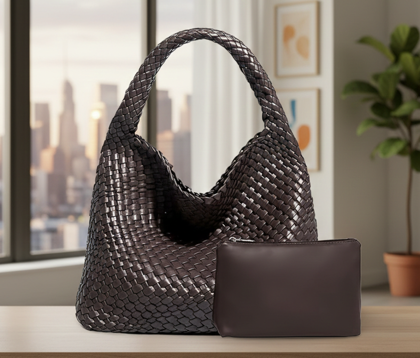Geelyda Woven Tote Bag for Women with Purse