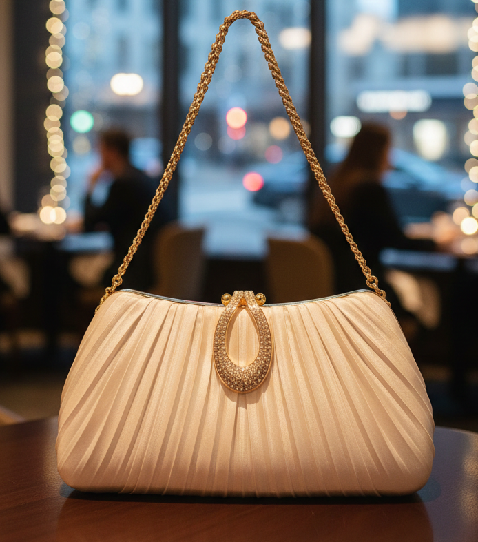 Gold Clutch Purses for Women - Elegant Sparkling evening bags