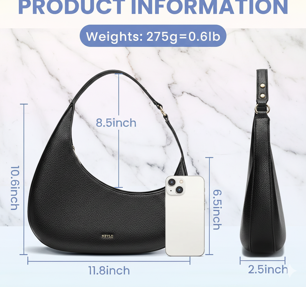 Keyli Shoulder Bag for Women Trendy Casual Leather Shoulder
