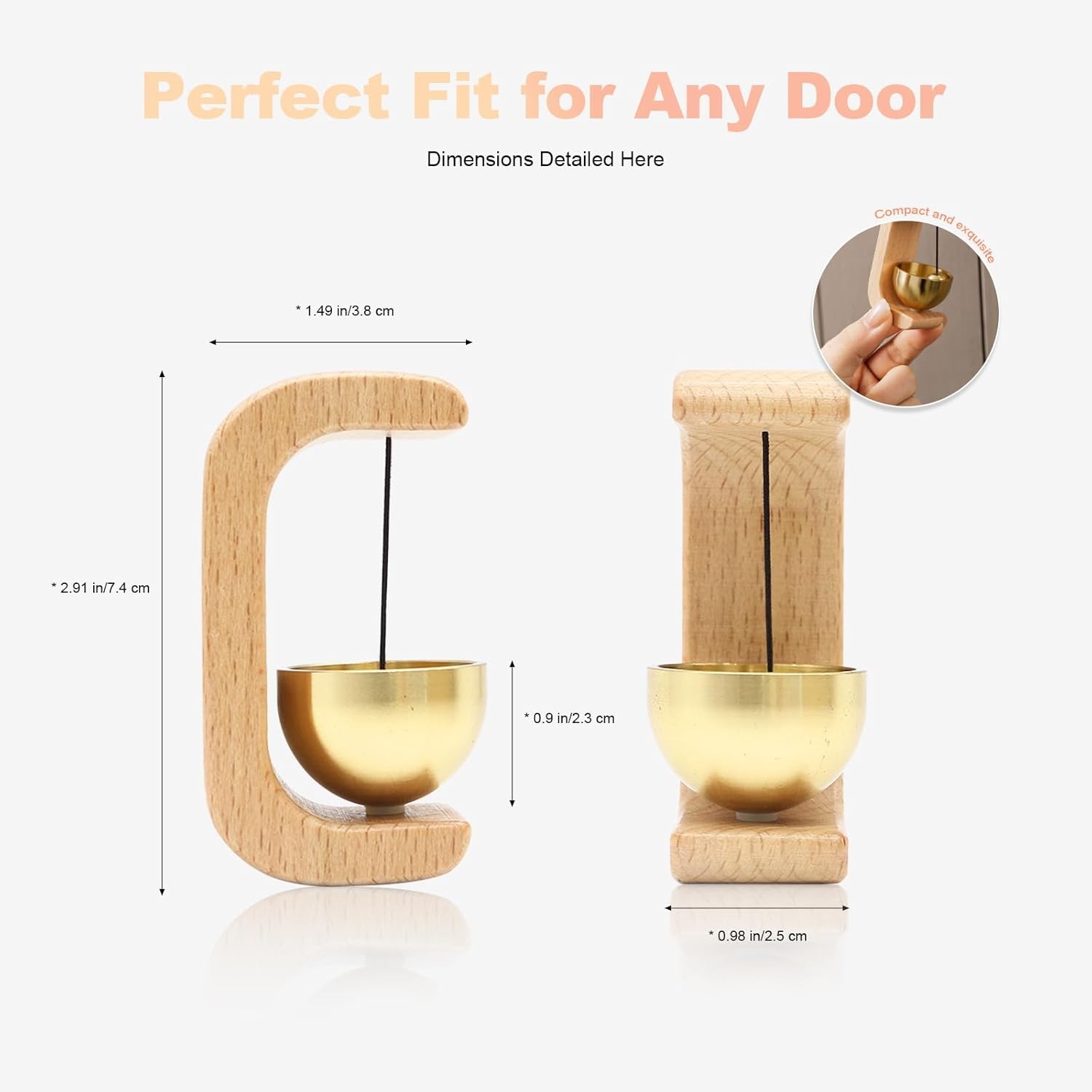 Luxury Magnetic Wooden Chime – A Soft Sound of Peace